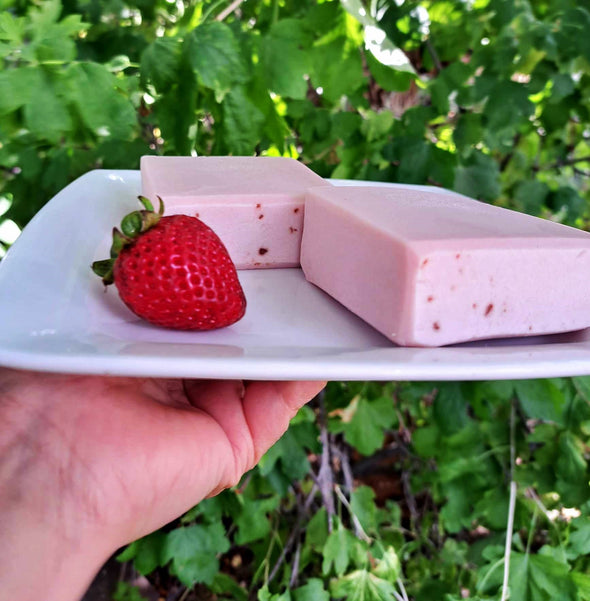 Handmade Strawberry Goat Milk Soap