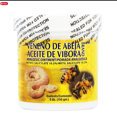 Veneno De Abeja Aceite De Vivora- Analgestic Ointment (5.29OZ)